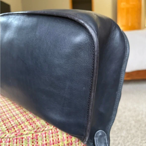 Coach Vintage 80’s OG Black Rambler Leather Crossbody Bag 9735 - Picture 9 of 14